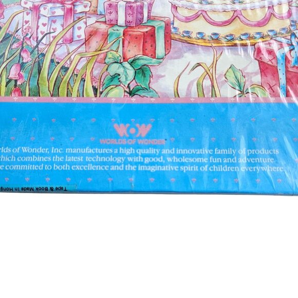 Vintage Talking Mother Goose Birthday Surprise Cassette Book Bonnet Sealed - Picture 8 of 9